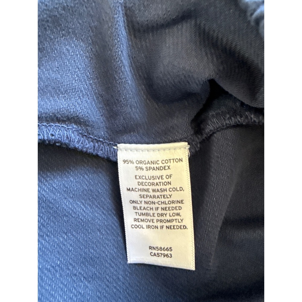 Caslon Women Navy Peacoat Cargo Pants Elastic Drawstring Waist CN468414MI Size S - Picture 9 of 10